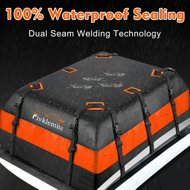 FIVKLEMNZ 21 Cubic Car Roof Bag Cargo Carrier Waterproof Rooftop