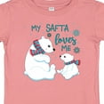 thumbnail image 4 of Inktastic My Safta Loves Me- Cute Polar Bears Boys or Girls Baby T-Shirt, 4 of 5