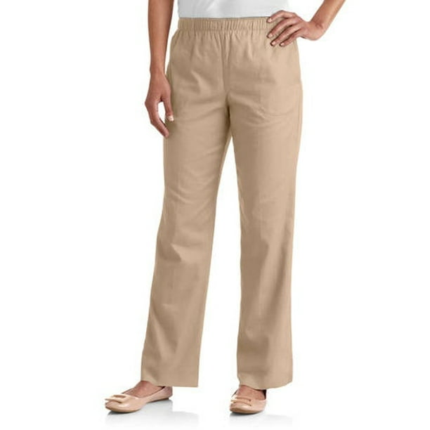 White Stag White Stag Women's Elastic Waist Woven Pullon Pants