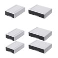 thumbnail image 3 of Billuyoard Caja de almacenamiento de oficina apilable - Solución de ahorro de espacio de almacenamiento multicapa de gran capacidad Elegante Almacenamiento y organización del hogar blanco S 2, 3 of 6