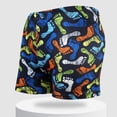 thumbnail image 2 of ZQUUVOU Men's Quick Dry Swim Trunks Low Rise Flat Front Double Layer Beach Boardshorts Above Knee Swimwear Bathing Suits Blue, 2 of 5