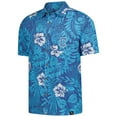 thumbnail image 2 of Men's Margaritaville Navy Cleveland Guardians Palm Shade Party Button-Up Shirt, 2 of 3