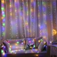 thumbnail image 3 of Guirnalda de cortina LED de 3 m para ventana, cadena de luces USB, adorno de hadas, control remoto, decoraciones navideñas de Año Nuevo para la habitación del hogar, 3 of 5