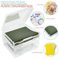 thumbnail image 6 of Sorbus Set of 3 Wide Hanging File Organizer Bin Clear Plastic Stackable for Document Storage, 6 of 7