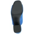 thumbnail image 6 of Journee Womens Adelaide Peep Toe Slip On Block Heel Sandals, Widths Available, 6 of 10
