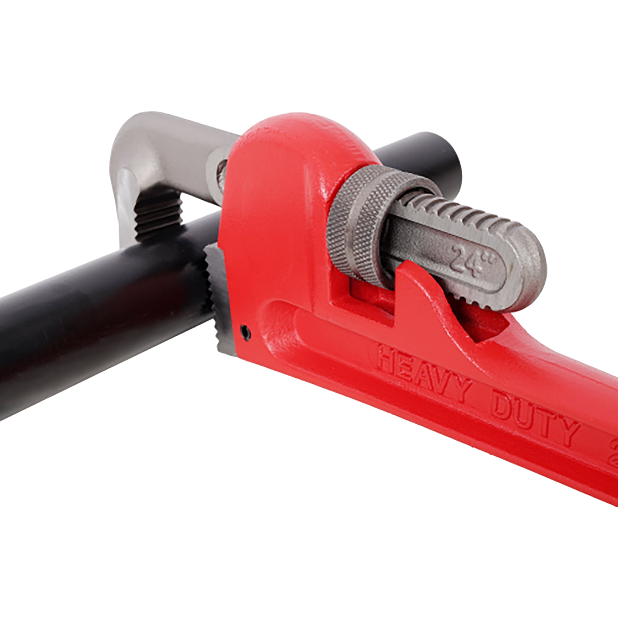 Elleree Pipe Wrench Adjustable,4-Piece set 24",14",10"inch Alloy Steel Linear Nuts Tube Spanner for Plumbing
