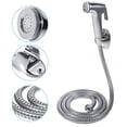 thumbnail image 2 of Toilet Shattaf Adapter Spray Handheld Bidet Shower Head Wall Bracket Hose Kit Abs Bidet Set Flushing Booster Nozzle, 2 of 6