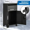 thumbnail image 2 of Garvee Package Delivery Boxes for Outside, Lockable Anti-Theft Parcel Drop Box, Waterproof Weather Resistant Mailbox for Porch Fence Curbside (33.46"x19.29"x5.91"), 2 of 8