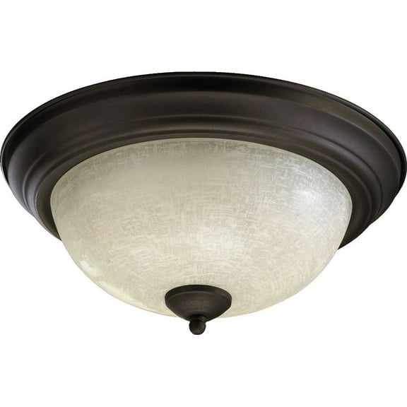Quorum Lighting - Two Light Ceiling Mount - 2 Light Flush Mount in Transitional