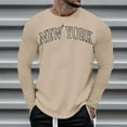thumbnail image 3 of KaLI_store Men Shirts Men's T-Shirts Slim Fit Crew Neck Quick Dry Soft Workout Tee Tops Khaki,XL, 3 of 4