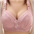 thumbnail image 2 of qolati Push Up Bras for Women Seamless Floral Lace Wireless Comfortable No Underwire Everyday Bras Adjustable Straps Full-Coverages Wirefree Breathable Sports Bras, 2 of 4