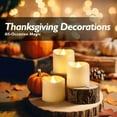 thumbnail image 3 of Homemory 12Pack Timer Flameless LED Votive Candles, Long Lasting Battery Operated Tea Light with Timers for Wedding, Table Decorations (Warm White), 3 of 10