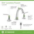 thumbnail image 4 of Symmons SLW5512BBZPP Elm 1.0 GPM Widespread Bathroom Faucet - Bronze, 4 of 7