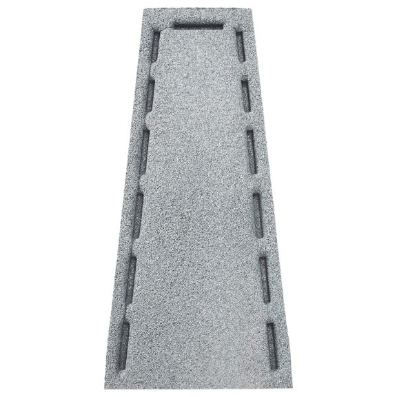 Premium Rubber Downspout Block, Rain Guard, Stone Textured Drain Extender (2 Pack, Gray)