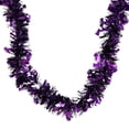 thumbnail image 2 of Halloween Tinsels Garland, Halloween Decorations Indoor Outdoor Fall Home Decor Accents, Black Purple Silvery Foil with Bats for Mantel, Staircase, Door, 2 of 6
