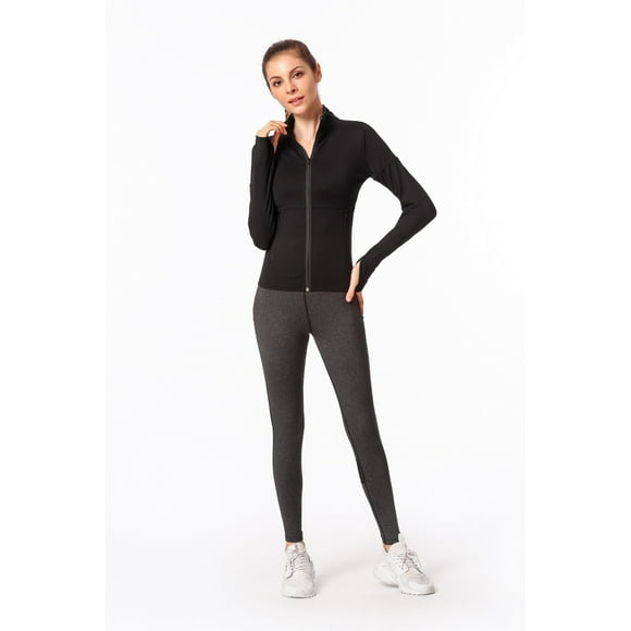 OmicGot Women’s Activewear Jackets Lightweight, Full Zip Running Track Jacket
