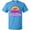Pacific Blue, variant on Summer Enjoy the Sunshine Santa Monica California in Pink T-Shirt