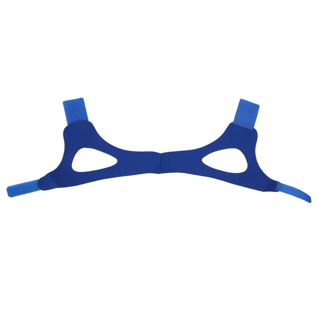 Chin Strap, Elasticity Breathable Anti Snore Triangular Design With Adhesion For Snoring Blue