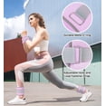 thumbnail image 2 of Par de pesas para tobillo JORICY de 6 kg para mujer y hombre, ajustables, color morado, 2 of 6