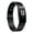 Black, variant on FIEWESEY Metal Bands Compatible with Inspire 2 / Inspire HR / Inspire Bands for Women Men, Adjustable Replacement Stainless Wristbands for Inspire 2/Inspire HR/Inspire - Silver