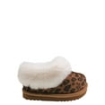 thumbnail image 2 of Wonder Nation Baby Girls Faux Fur Trim Slippers, 2 of 5