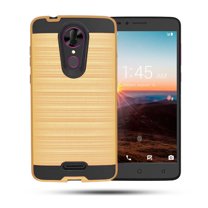 Coolpad RevvL Plus Hybrid Metal Brushed Shockproof Tough Case Cover