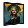 thumbnail image 2 of Designart "Warrior Queen in Gold and Black III" Fashion Framed Wall Art Decor - Glam Gold Woman Abstract Living Room Framed Canvas Art, 2 of 6