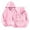 Pink, variant on Girls God Hoodies Sweatshirt Top Bowknot Print With Pocket Clothes