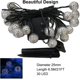 thumbnail image 1 of Guirnaldas de luces tipo globo, 6,5 m, 30 luces LED impermeables, luces estrelladas para exteriores, luces de cadena con energía solar, iluminación decorativa para el hogar, jardín,, 1 of 5