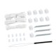 thumbnail image 5 of Kit de reparación de persianas plisadas para vehículos recreativos, accesorios de ferretería livianos, persianas resistentes para vehículos recreativos Blanco, 5 of 9