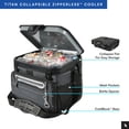 thumbnail image 6 of Titan by Arctic Zone 40 Can, 27 Quart Collapsible Zipperless Soft Cooler, Basalt Gray, 6 of 15