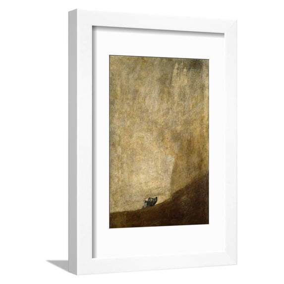 The Dog, 182023 Framed Print Wall Art by Francisco de Goya Sold by Art.Com
