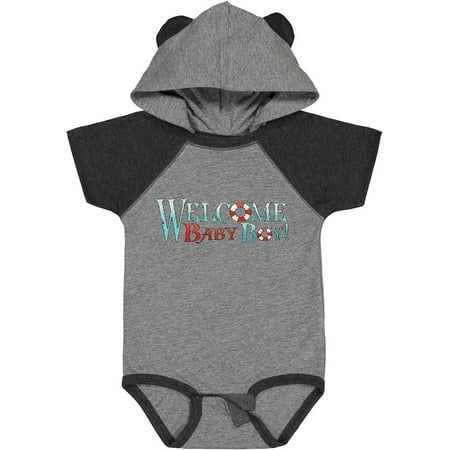 

Inktastic Nautical Welcome Baby Boy Gift Baby Boy Bodysuit