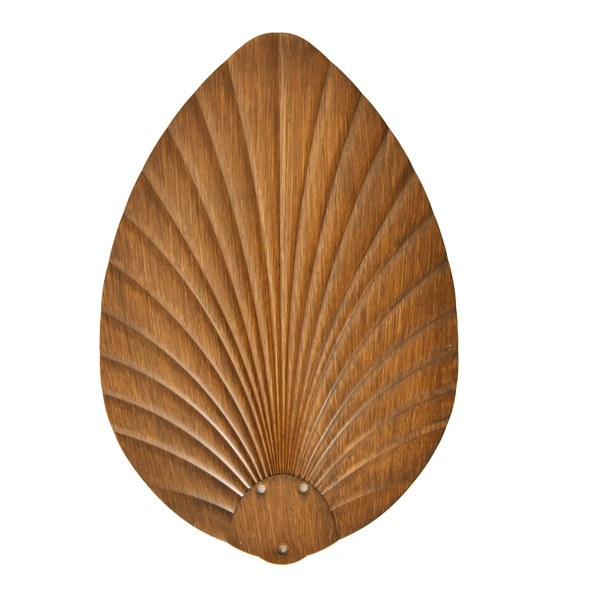 Uforic 52" Tropical Ceiling Fans with LED Light and Remote,Alexa,3 Ways Control,5 Palm Leaf blades Ceiling Fan - Brown