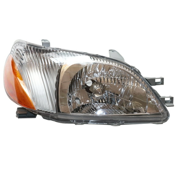 Front Headlight, for TOYOTA Echo 2000-2002 Halogen Headlight, OE/OEM Part Number: 8115052190, 8111052190, 10822742 Head Lamp Direct Replacement Assembly (Right Passenger Side)