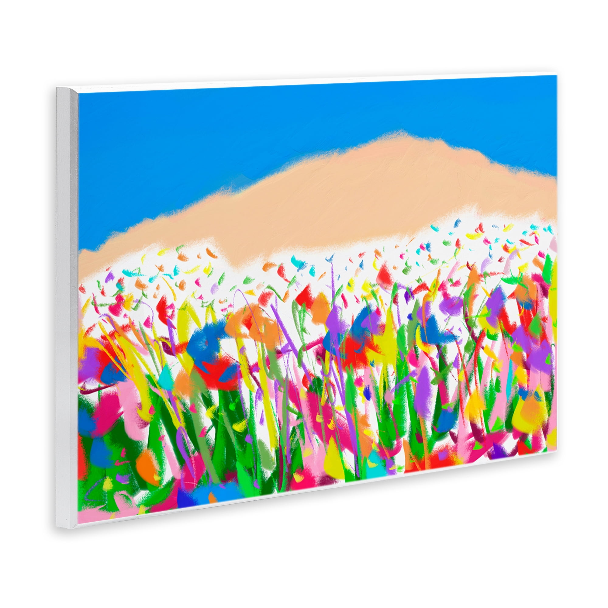 Stupell Industries Joyful Landscape Abstraction Landscape Painting Unframed Art Print Wall Art, 15 x 10