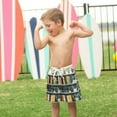 thumbnail image 4 of FORMRS Boys Swim Trunks Quick Dry Mesh Liner Boardshorts Sizes XS-XL, White Shelf, 4 of 7