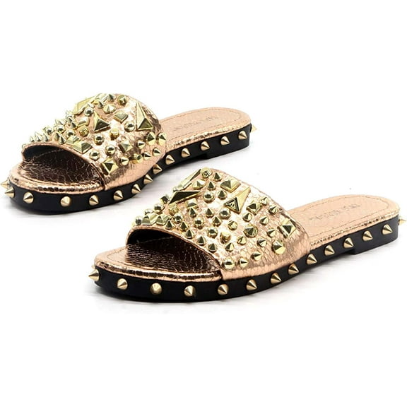 CAPE ROBBIN WOMEN TONIE ROSE GOLD SIZE 8