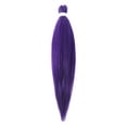 thumbnail image 2 of Purple Big Braid Wig Long Synthetic Hair Clip-in Ponytail Extension for Stage Party Halloween Cosplay Costume Role Play (1X, 26 inch), 2 of 7