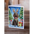 thumbnail image 2 of Carolines Treasures DAC7721GCA7P 5 x 7 in. American Water Spaniel Christmas Reindeer Greeting Cards, Pack of 8, 2 of 3