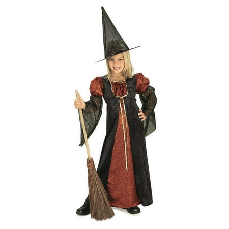 Halloween Glitter Witch Child Costume