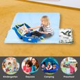 thumbnail image 3 of KAINSY Personalized Toddler Nap Mats for Preschool, Mallard Duck Pattern, Custom Name Kids Sleeping Bag for Daycare, Roll Up Sleeping Mat with Removable Pillow and Soft Blanket for Boy Kindergarten, 3 of 4