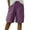 Purple, variant on Women's Athletic Shorts Tummy Control Workout Yoga Running Gym Tennis Shorts 5 Inch Quick Dry Athletic-Fit Beach Shorts Hiking Outdoor Track Sweatpants with Pockets