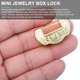 thumbnail image 4 of 2 unids Antiguo Lock Decorative Block Retro Block Maleta Maleta Llates con llaves, 4 of 5