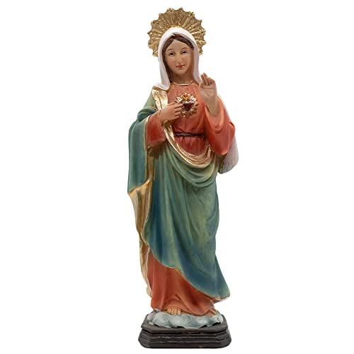 8" Immaculate Heart of Mary Statue
