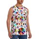 thumbnail image 2 of Fotbe Mexican Bright Style Men's Camiseta sin Mangas Estampada para Hombres, Playera Casual para Gimnasio, Entrenamiento, Playa-Small, 2 of 7