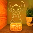 thumbnail image 5 of Stitzer Light 3D Baratijas Regalos Artesanía Acrílico Luz Nocturna Regalo de Cumpleaños Lámpara Decorativa Lámpara de Mesa USB (Tamaño Base: 87*87*41mm), 5 of 5