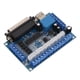 thumbnail image 3 of Placa de interfaz de controlador de motor paso a paso de 5 ejes con placa de aislamiento de optoacoplador Cable USB DB25 azul, 3 of 14