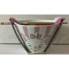 Disney The Aristocats Pink and White Marie Ramen Bowl with Chopsticks