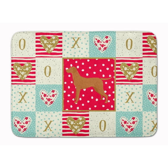 Vizsla Love Machine Washable Memory Foam Mat